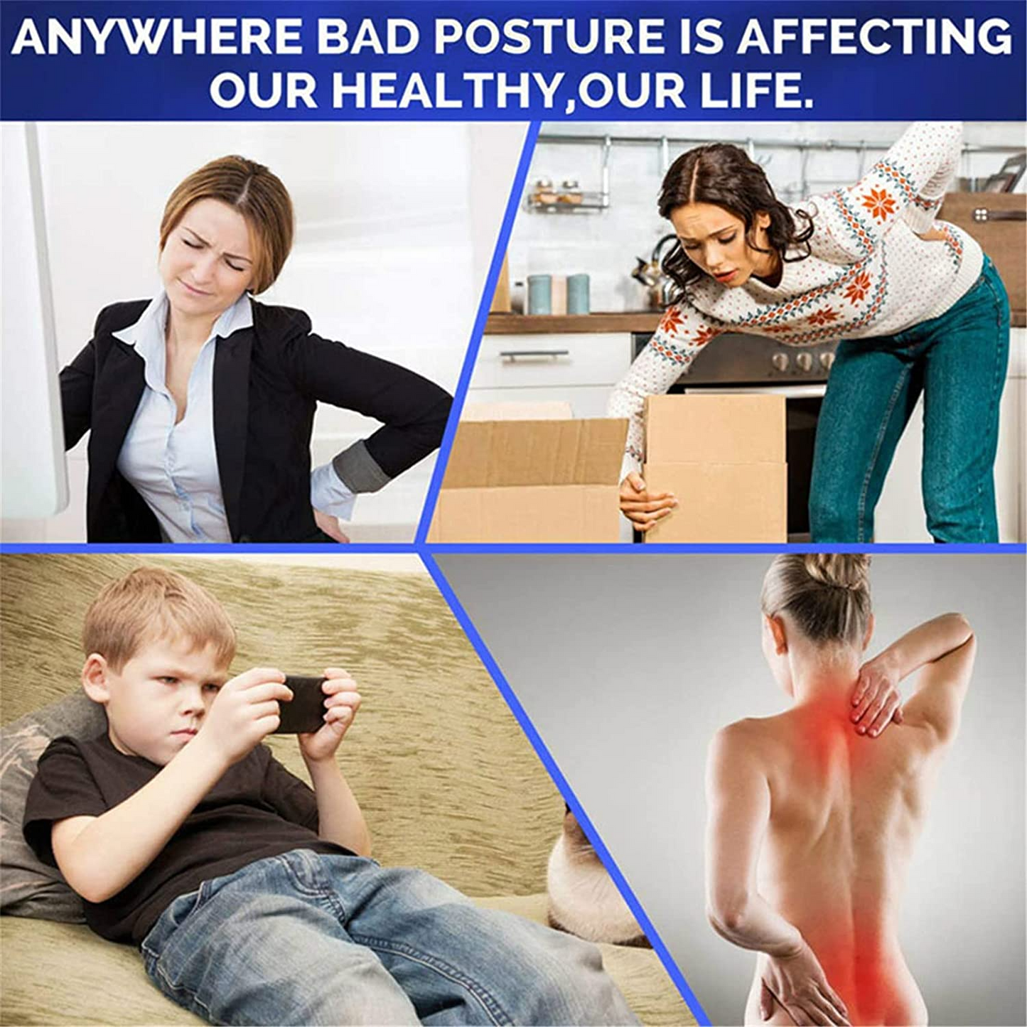 ErgoBack Adjustable Posture Corrector Strap