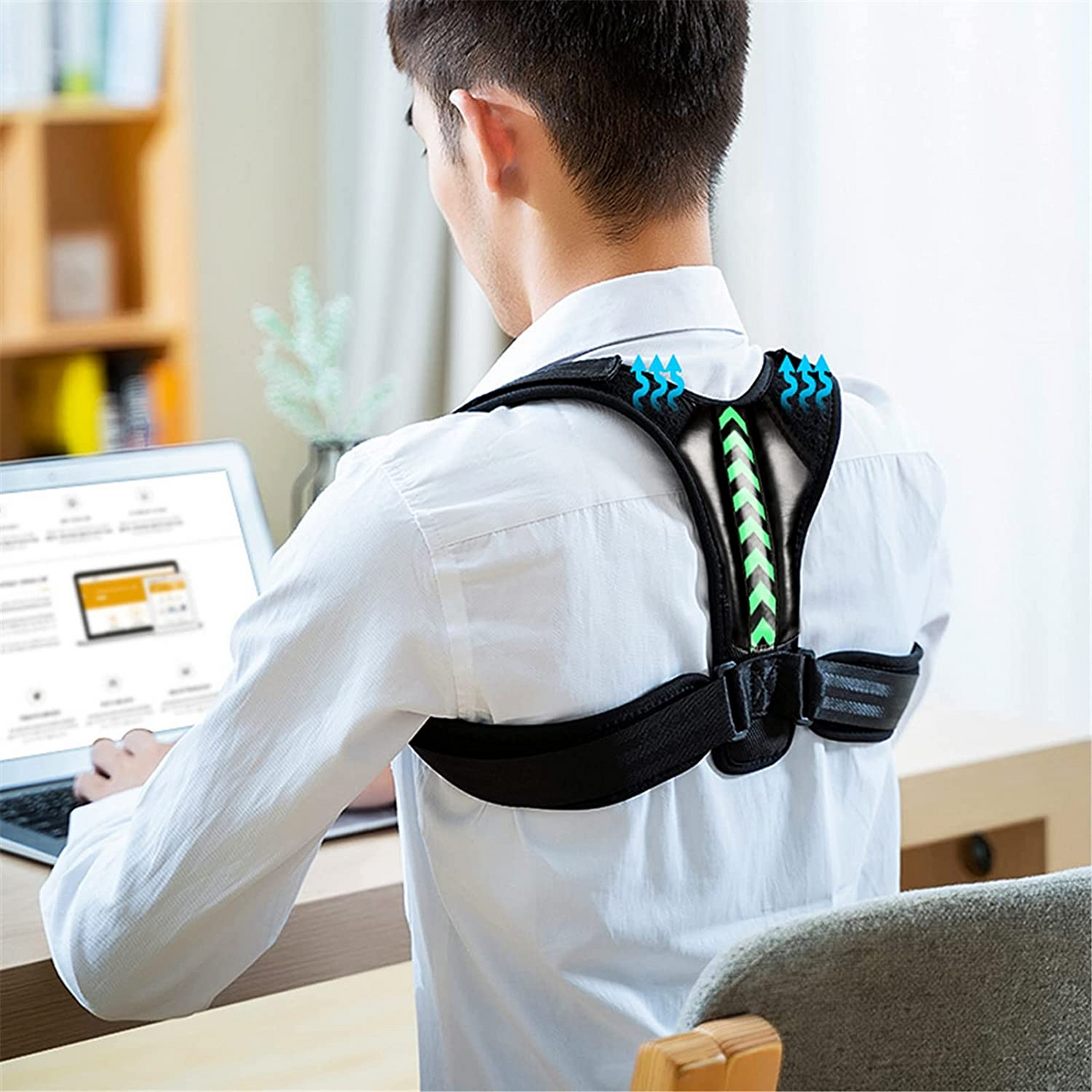 ErgoBack Adjustable Posture Corrector Strap