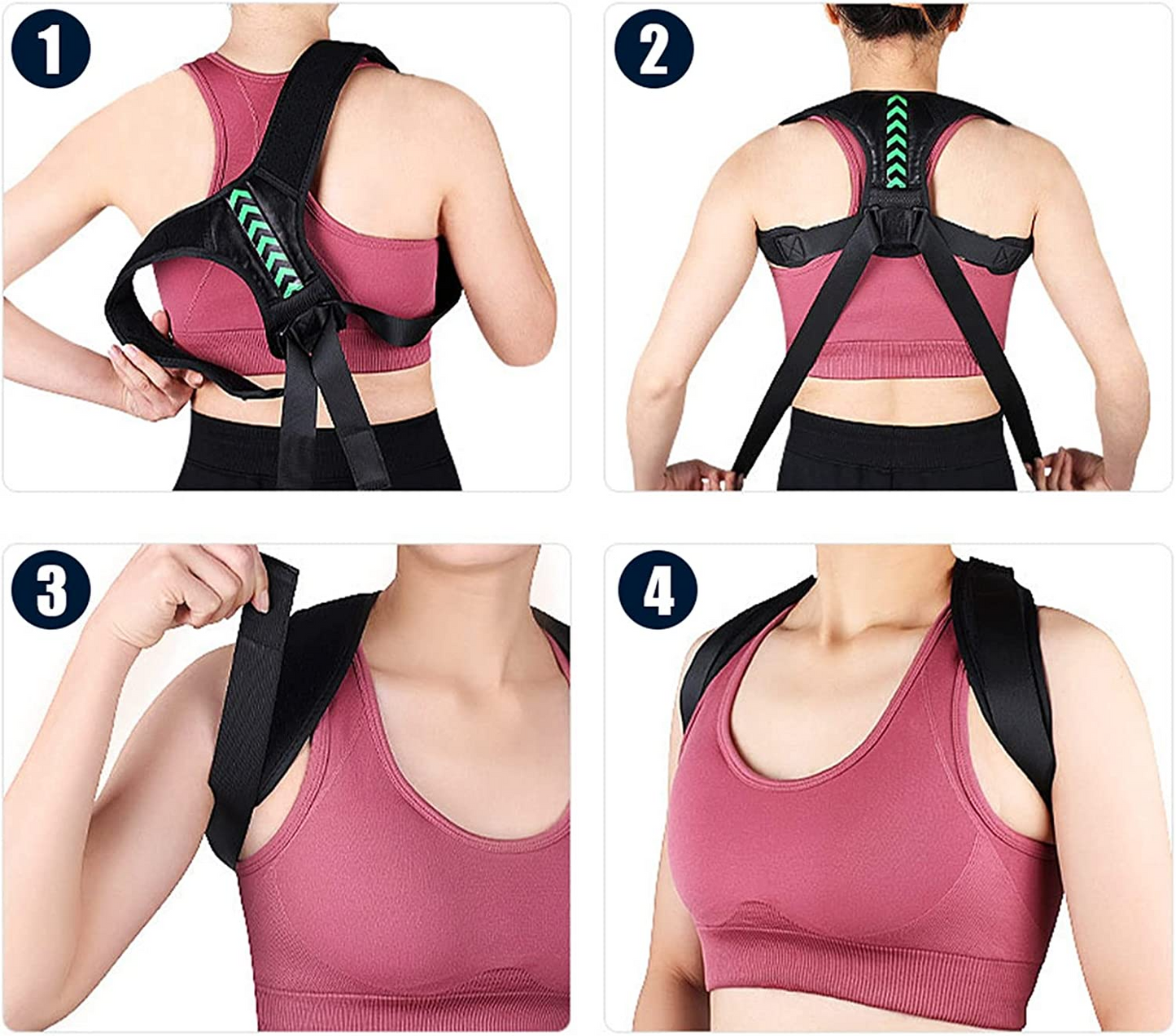 ErgoBack Adjustable Posture Corrector Strap