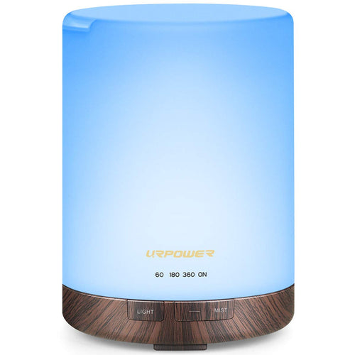 URPOWER Essential Oil Diffuser with Night Light